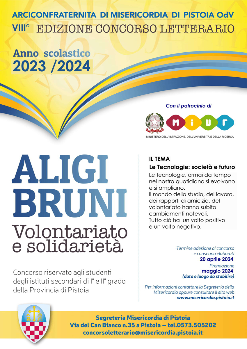 Locandina concorso Aligi Bruni 2024